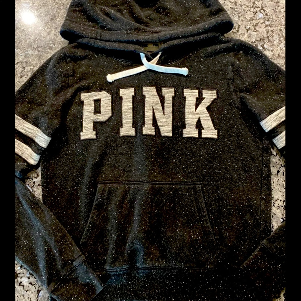 Victoria secret Pink speckled hoodie RARE